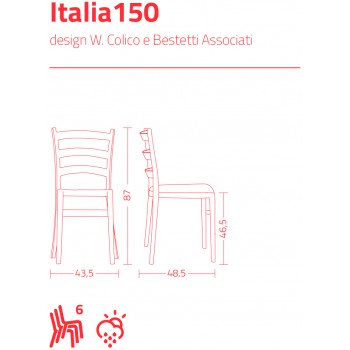 Stuhl ITALIA150 COLICO