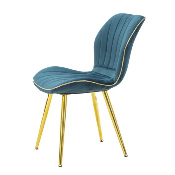 PARIS SPACE CHAIR OTTAN/GOLD SET 2 STK