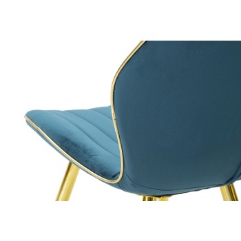 PARIS SPACE CHAIR OTTAN/GOLD SET 2 STK