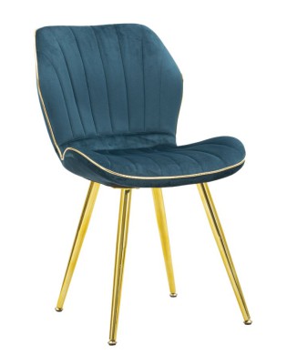 PARIS SPACE CHAIR OTTAN/GOLD SET 2 STK