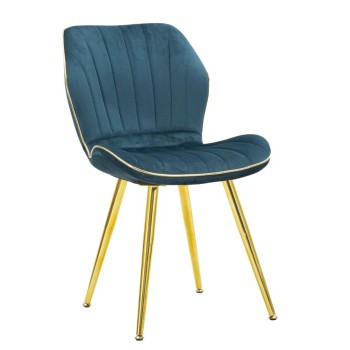 PARIS SPACE CHAIR OTTAN/GOLD SET 2 STK