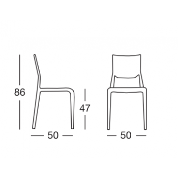 Stuhl Sirio 2319 Scab