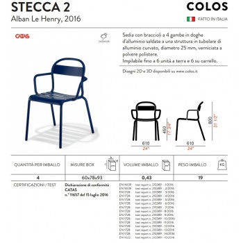 STECCA 1 COLOS-Stuhl