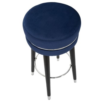 BARHOCKER PARIS BLAU/SILBER