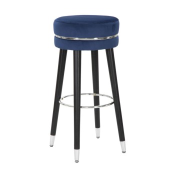 BARHOCKER PARIS BLAU/SILBER