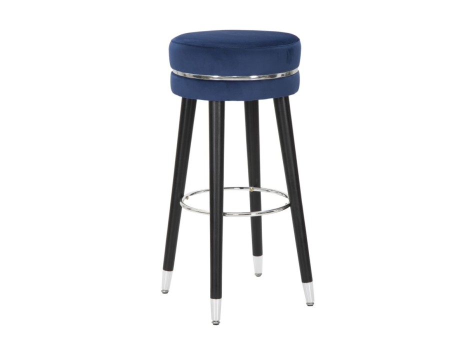 BARHOCKER PARIS BLAU/SILBER