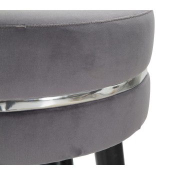 BARHOCKER PARIS GRAU/SILBER