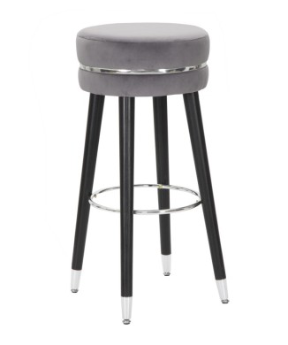 BARHOCKER PARIS GRAU/SILBER