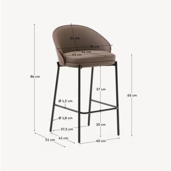 Eamy Hocker H 65 cm LA FORMA