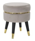 PARIS HOCKER GRAU/GOLD