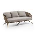 Branzie 3-Sitzer-Sofa aus braunem Seil