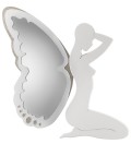 WHITE TRILLI MIRROR P3286 PINTDECOR