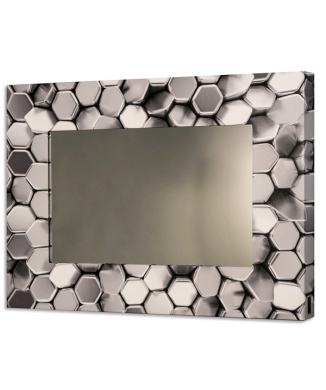 Spiegel SILVER HEXAGONS GS4326 PINTDECOR