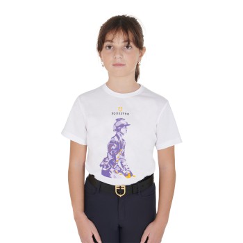 SLIM FIT KINDER-T-SHIRT MIT RITTER-PRINT