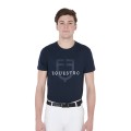 SLIM FIT HERREN-T-Shirt mit Logo auf der Brust