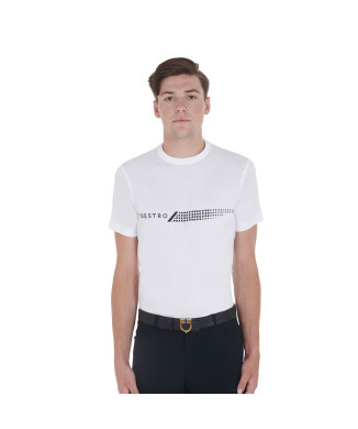 SLIM FIT HERREN-T-SHIRT MIT KONTRASTDRUCK