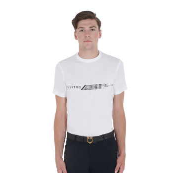 SLIM FIT HERREN-T-SHIRT MIT KONTRASTDRUCK