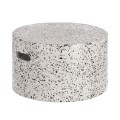 Jenell Couchtisch aus weißem Terrazzo Ø 52 cm