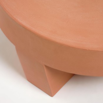 Tavolino Vilena terracotta Ø 60 cm