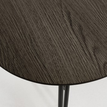 Tavolo allungabile Milian 140 (220) x 90 cm(220) x 90 cm metallo nero leg