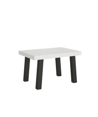 Bridge Table - Ausziehbarer Tisch 90x120/224 cm Bridge White Ash Anthrazit Gestell