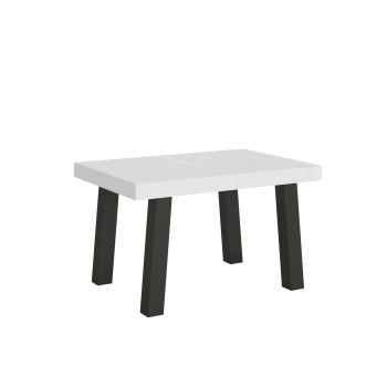 Bridge Table - Ausziehbarer Tisch 90x120/224 cm Bridge White Ash Anthrazit Gestell