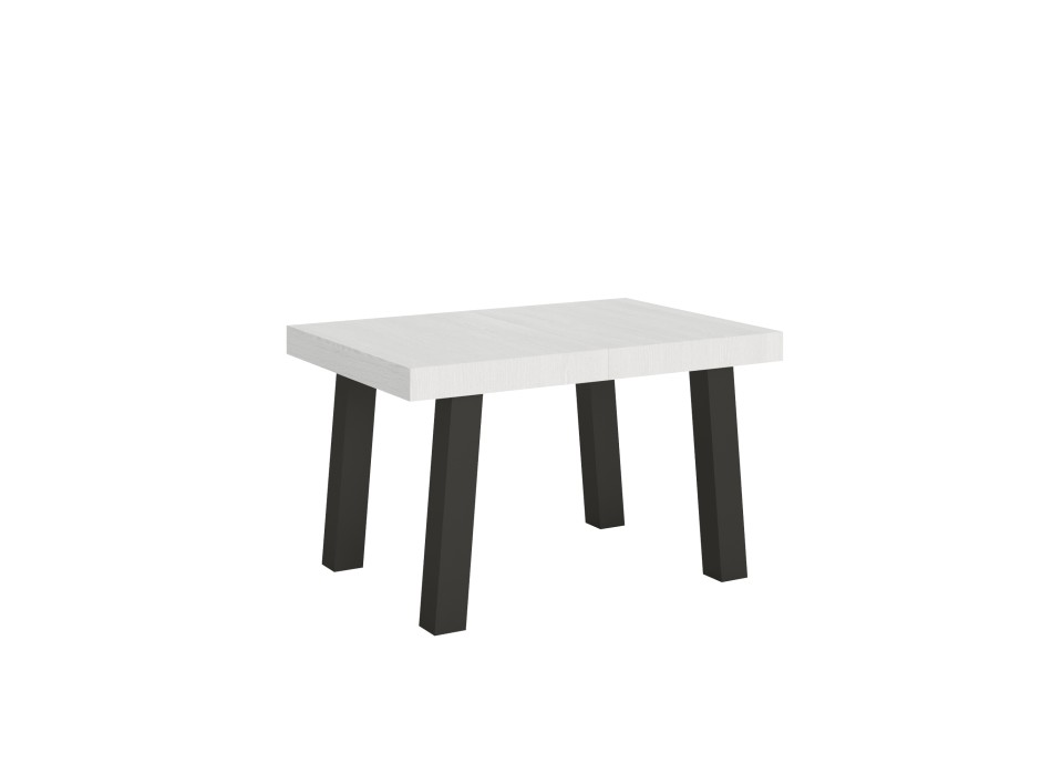 Bridge Table - Ausziehbarer Tisch 90x120/224 cm Bridge White Ash Anthrazit Gestell