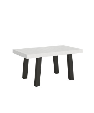 Bridge Table - Ausziehbarer Tisch 90x160/420 cm Bridge White Ash Anthrazit Gestell