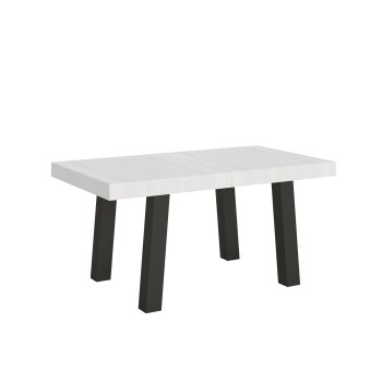 Bridge Table - Ausziehbarer Tisch 90x160/420 cm Bridge White Ash Anthrazit Gestell