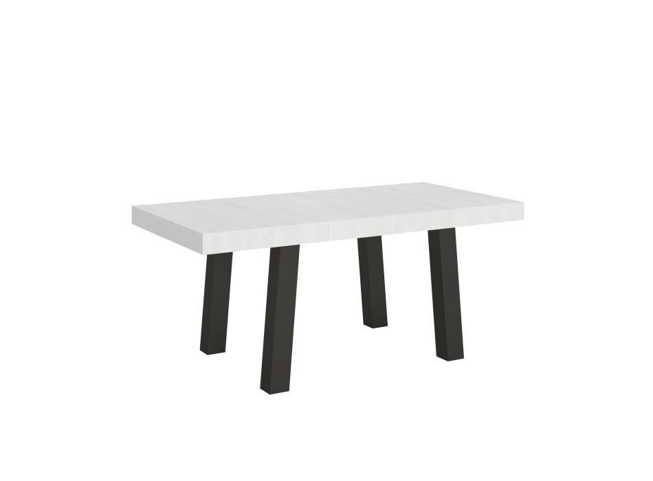 Bridge Table - Ausziehbarer Tisch 90x180/440 cm Bridge White Ash Anthrazit Gestell