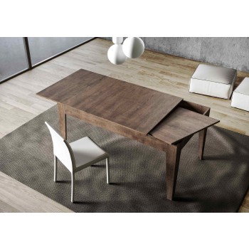 Cico Tisch - Ausziehbarer Tisch 90x120/180 cm Cico White Spatolato