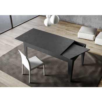 Cico Tisch - Ausziehbarer Tisch 90x120/180 cm Cico White Spatolato