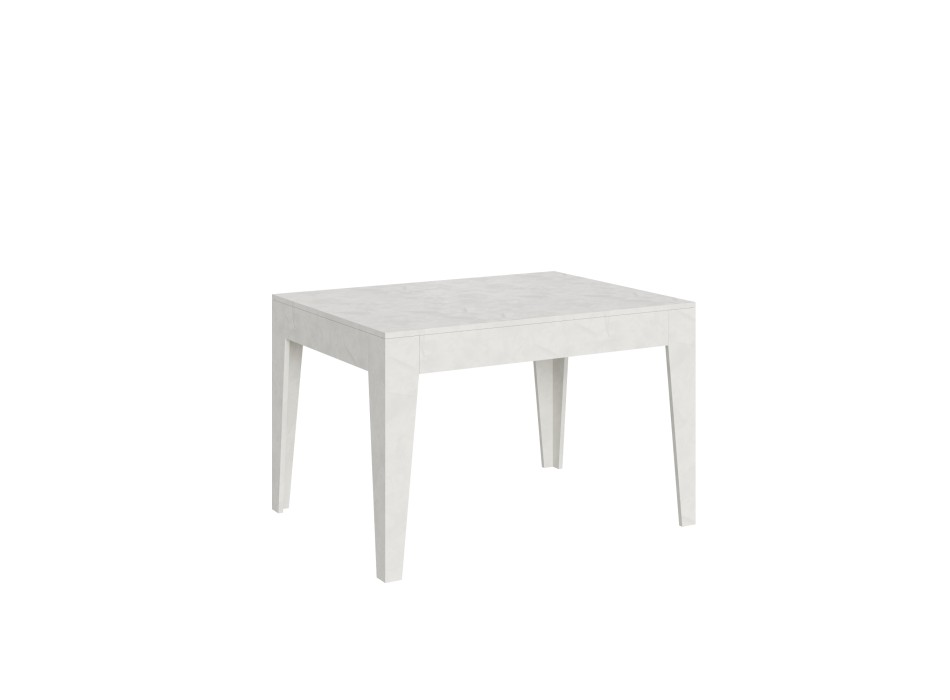 Cico Tisch - Ausziehbarer Tisch 90x120/180 cm Cico White Spatolato