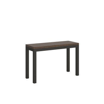 Everyday Double Table - Klapptisch 120/200x45/90 cm Everyday Double Eiche Natur Anthrazit Gestell