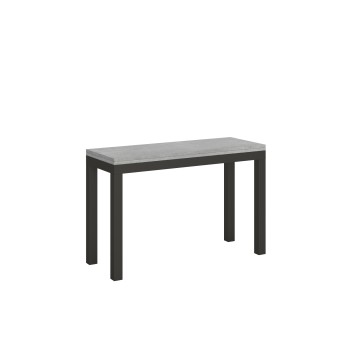 Everyday Double Table - Klapptisch 120/200x45/90 cm Everyday Double Eiche Natur Anthrazit Gestell