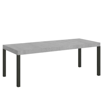 Everyday Premium Table - Ausziehbarer Tisch 90x160/264 cm Everyday Premium White Ash Anthrazit Gestell