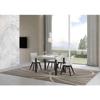 Everyday Table - Ausziehbarer Tisch 70x110/194 cm Everyday White Ash Anthrazit Gestell