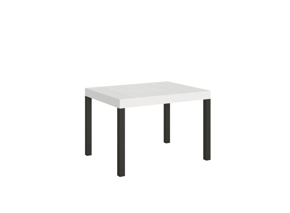 Everyday Table - Ausziehbarer Tisch 70x110/194 cm Everyday White Ash Anthrazit Gestell