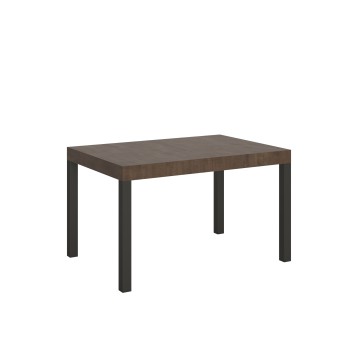 Everyday Table – Ausziehbarer Tisch 90 x 120/224 cm. Everyday-Gestell aus weißer Esche und Anthrazit