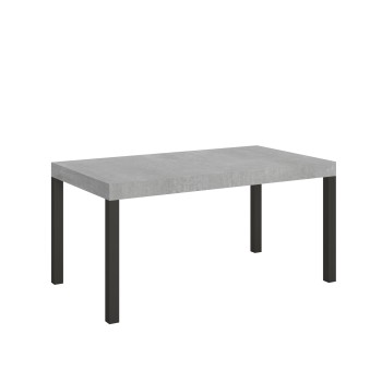 Everyday Table - Ausziehbarer Tisch 90x160/264 cm Everyday White Ash Anthrazit Gestell