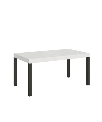 Everyday Table - Ausziehbarer Tisch 90x160/264 cm Everyday White Ash Anthrazit Gestell