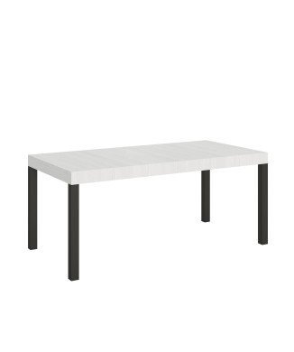 Everyday Table - Ausziehbarer Tisch 90x180/284 cm Everyday White Ash Anthrazit Gestell