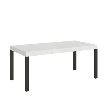 Everyday Table - Ausziehbarer Tisch 90x180/284 cm Everyday White Ash Anthrazit Gestell