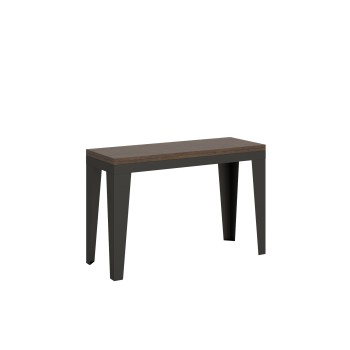 Flame Double Table - Klapptisch 120/200x45/90 cm Flame Double Oak Nature Anthrazitrahmen