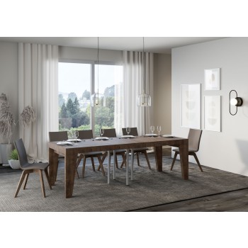 Naxy Premium Table - Ausziehbarer Tisch 90x90/246 cm Naxy Premium White Ash