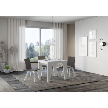 Naxy Premium Table - Ausziehbarer Tisch 90x90/246 cm Naxy Premium White Ash