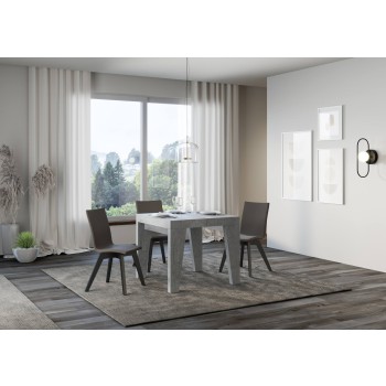 Naxy Premium Table - Ausziehbarer Tisch 90x90/246 cm Naxy Premium White Ash