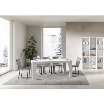 Naxy Table - Ausziehbarer Tisch 90x160/264 cm Naxy White Ash