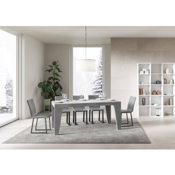 Naxy Table - Ausziehbarer Tisch 90x160/420 cm Naxy White Ash