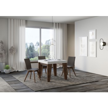 Naxy Table - Ausziehbarer Tisch 90x90/246 cm Naxy White Ash